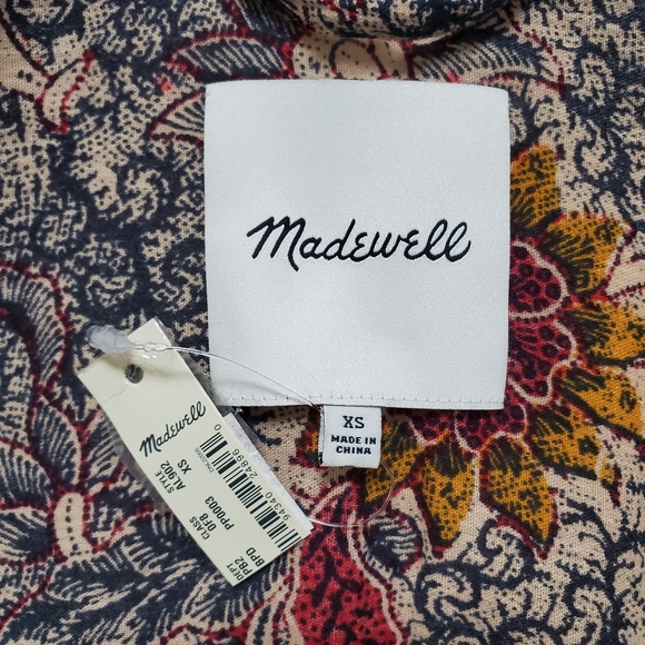 🚫SOLD🚫Madewell Robe Jacket in Bali Blooms - Picture 5 of 11